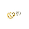 Dainty Twisted Hoop Earrings | 18k Gold