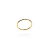 Single Stud Rounded Band Ring | 18K Gold | Size 4-10