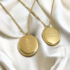 Birth Flower Necklace (Reversible) | 18k Gold l Sold Out: June/Aug/Oct/Dec