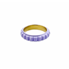 Colourful Brick Stacker Ring | 18k Gold | Available in 4 colours