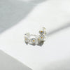 Cute Daisy Hoop Earrings | 925 Sterling Silver