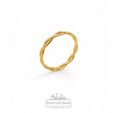 Braided Gold Ring | 18k Gold | Size 6, 7, 8