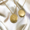 Birth Flower Necklace (Reversible) | 18k Gold l Sold Out: June/Aug/Oct/Dec