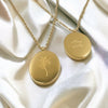 Birth Flower Necklace (Reversible) | 18k Gold l Sold Out: June/Aug/Oct/Dec