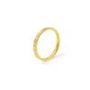 Eternity Heart Ring Band | 18k Gold | Size 6-9