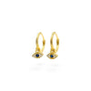 Evil Eye Hoop Earrings | Available in Silver & 18k Gold