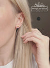 Schnauzer Dog Stud Earrings | 18k Gold Filled