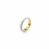 Colourful Brick Stacker Ring | 18k Gold | Available in 4 colours