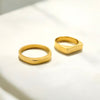 Rectangular Signet Ring | 18k Gold | Size 5-10