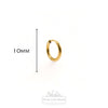 4 in 1 Pearl Hoop Earrings | 18k Gold