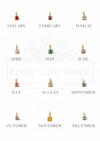 Birthstone Charm Pendants | 18k Gold Filled