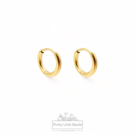 Everyday Donut Hoop Earrings, 18k Gold | 5 Sizes