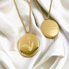 Birth Flower Necklace (Reversible) | 18k Gold l Sold Out: June/Aug/Oct/Dec