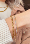 Cable Chain Bracelet, 6mm | 18k Gold Filled