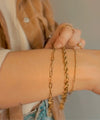 Cable Chain Bracelet, 6mm | 18k Gold Filled