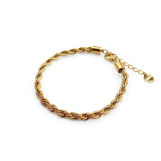 Cable Chain Bracelet, 6mm | 18k Gold Filled