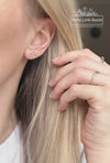 Honeycomb Stud Earrings | 925 Sterling Silver