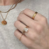 Half Moon Nesting Ring | 18k Gold | Size 6, 7, 8