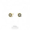 Evil Eye Coin Stud Earrings | Available in 2 Colours