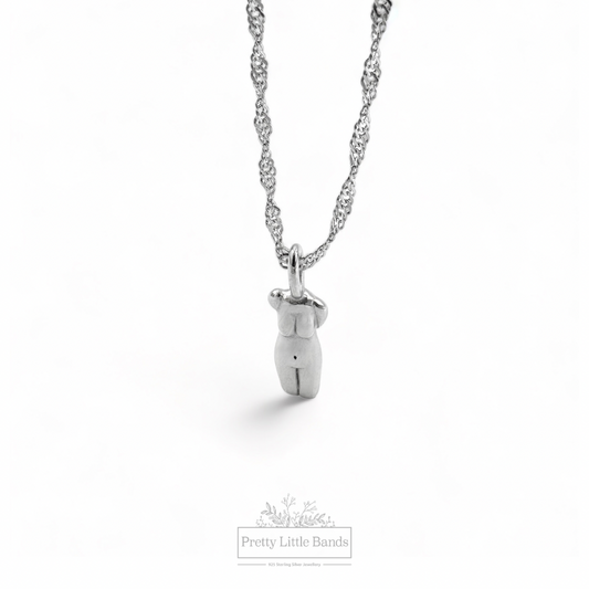 Naked Body Necklace | Silver