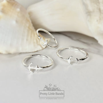 Anchor Ring | 925 Sterling Silver | Size 5-10