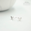Dainty Butterfly Stud Earrings | 925 Sterling Silver