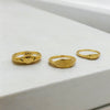 Little Sunny Signet Ring | 18k Gold Fill | Size 5-10