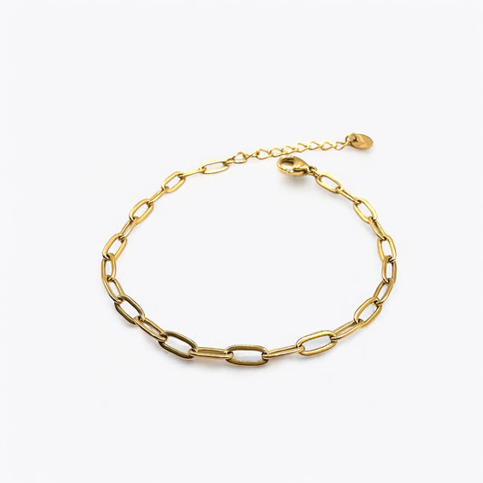 Paperclip Bracelet | 18k Gold Filled