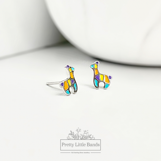 Llama/Alpaca Stud Earrings | 925 Sterling Silver