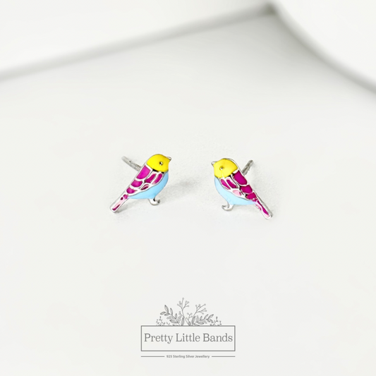 Little Birdie Stud Earrings | 925 Sterling Silver
