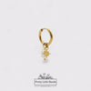 4 in 1 Pearl Hoop Earrings | 18k Gold