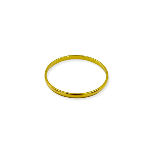 Gold Ring Band 2mm | 18K Gold | Size 5-11