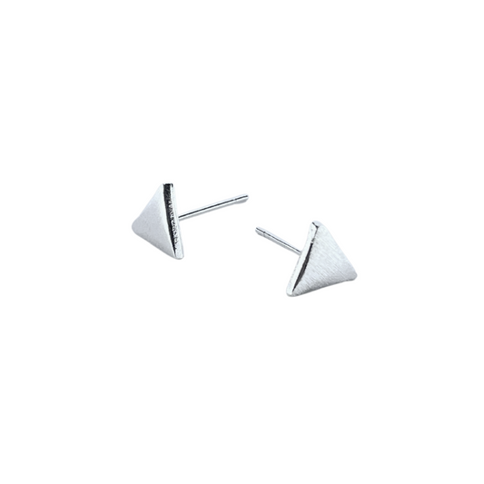 Triangle Stud Earrings | 925 Sterling Silver