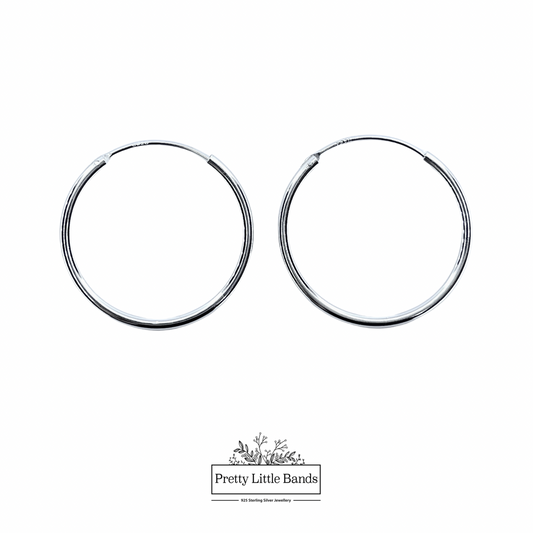 Silver Hoop Earrings | Surigcal Steel