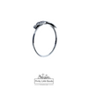 925 Sterling Silver Feather Ring, 14mm | Pretty Little Bands