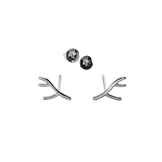 Antler / Branch Stud Earrings | 925 Sterling Silver
