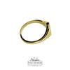 Wildflower Signet Ring | 18K Gold | Size 6 & 8 ONLY
