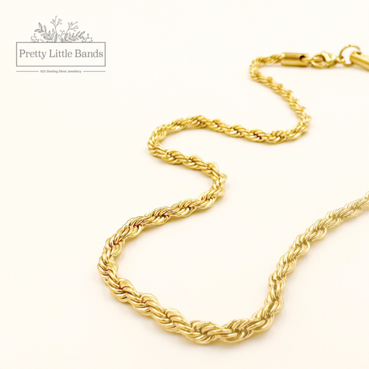 Cable Chain Necklace | 3 Sizes | 18k Gold
