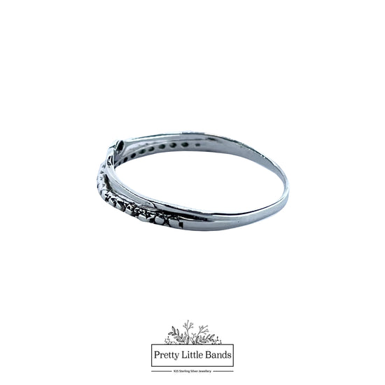 925 Sterling Silver Infinity Ring, 5mm | Pretty Little Bands