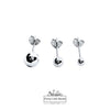 Classic Silver Ball Studs | 925 Sterling Silver | Available in 4 Sizes