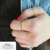 Gold Ring Band 1mm | 18K Gold | Size 5 & 6 ONLY