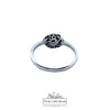 925 Sterling Silver Mandala Ring, 8mm | Pretty Little Bands