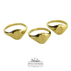 Wildflower Signet Ring | 18K Gold | Size 6 & 8 ONLY