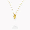 Diamond-Shaped Pendant Necklace | 18K Gold Filled