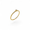 Dainty Solitaire Ring | 18k Gold Fill | Size 5-7