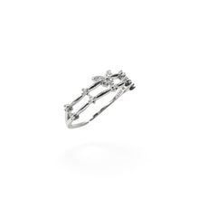 Load image into Gallery viewer, Butterfly Garden Ring Band | 925 Sterling Silver | Adjustable
