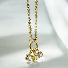 Load image into Gallery viewer, Belcher Charm Keeper Necklace | 18k Gold Filled
