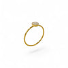 Round Stone Cluster Ring | 18k Gold Fill | Size 5-7