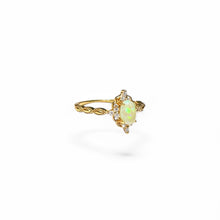 Load image into Gallery viewer, Opal Feyre Ring Band | 14K Gold | Size 5-9
