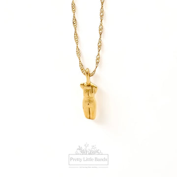 Naked Body Necklace | 18k Fold Filled